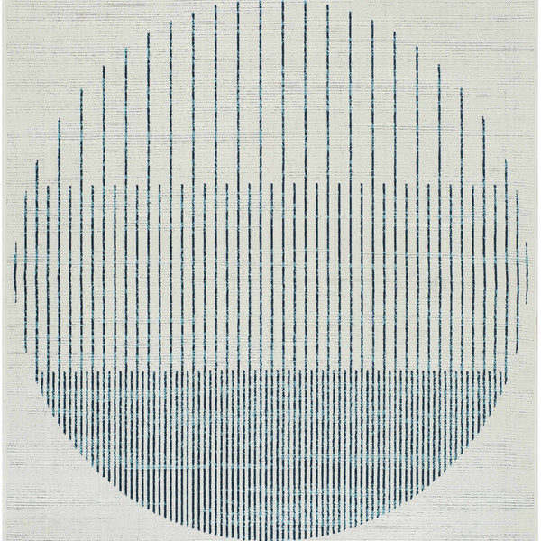 Nabil Slate Blue Area Rug - Clearance