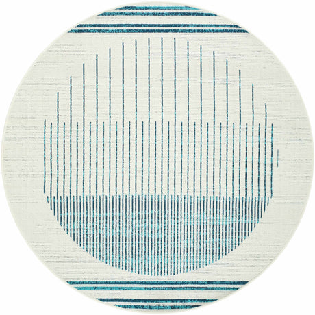 Nabil Slate Blue Area Rug - Clearance