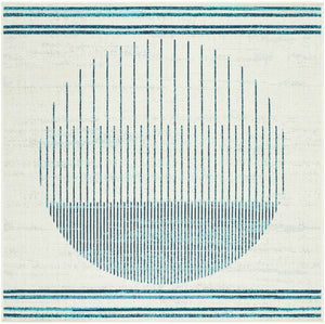 Nabil Slate Blue Area Rug - Clearance