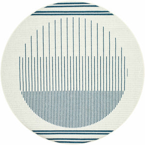 Nabil Midnight Blue Area Rug - Clearance