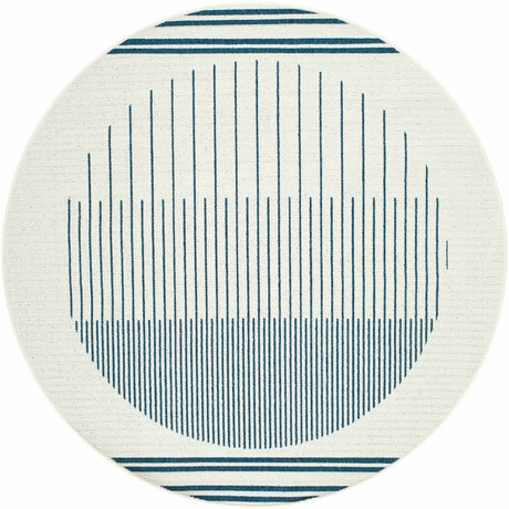 Nabil Midnight Blue Area Rug - Clearance
