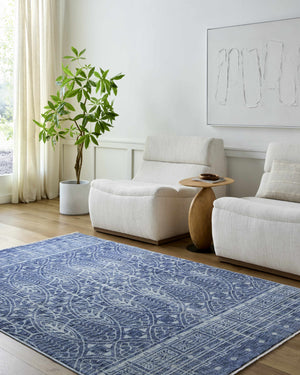Netro Blue Area Rug