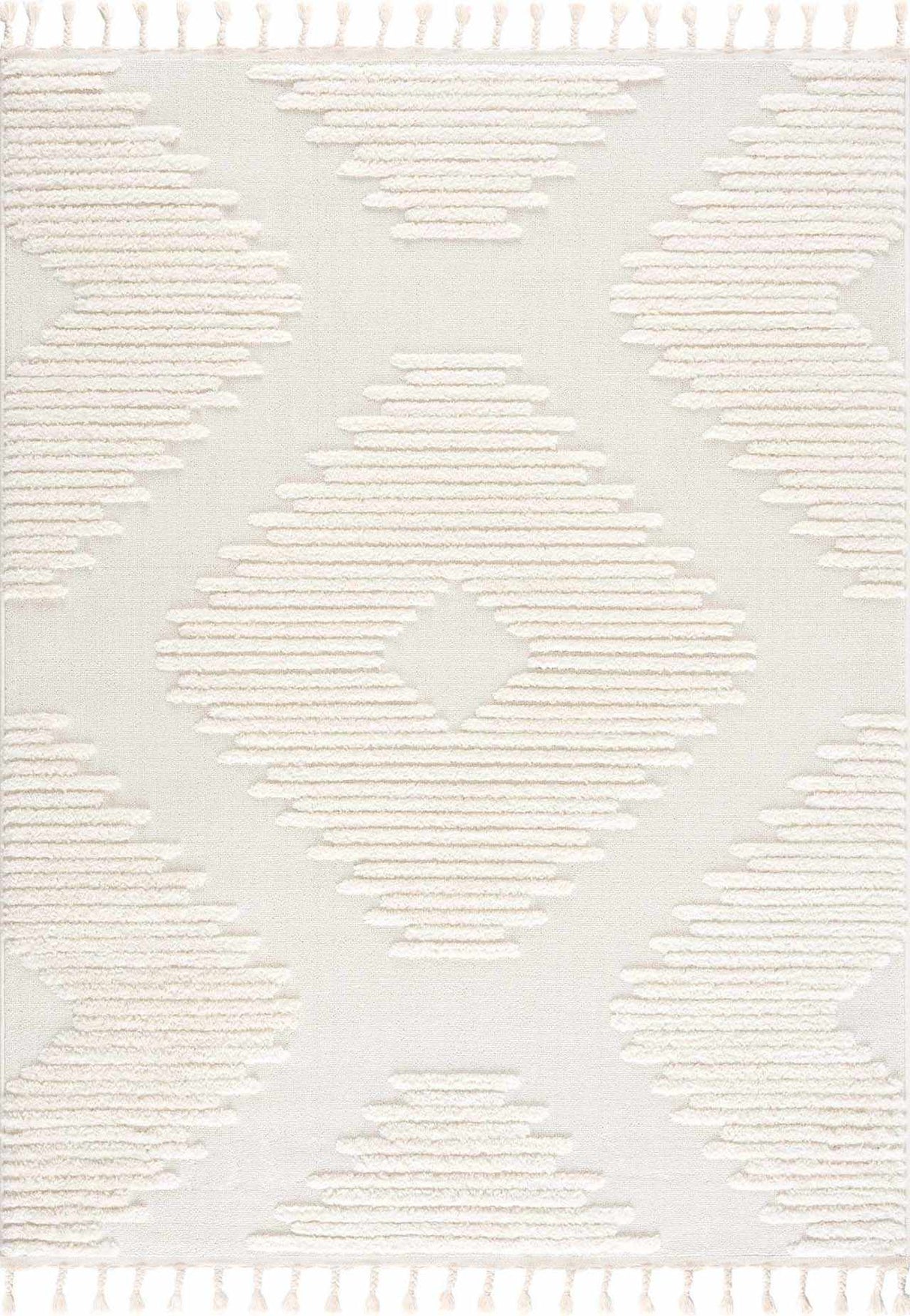 Palimbang Cream 3D Rug