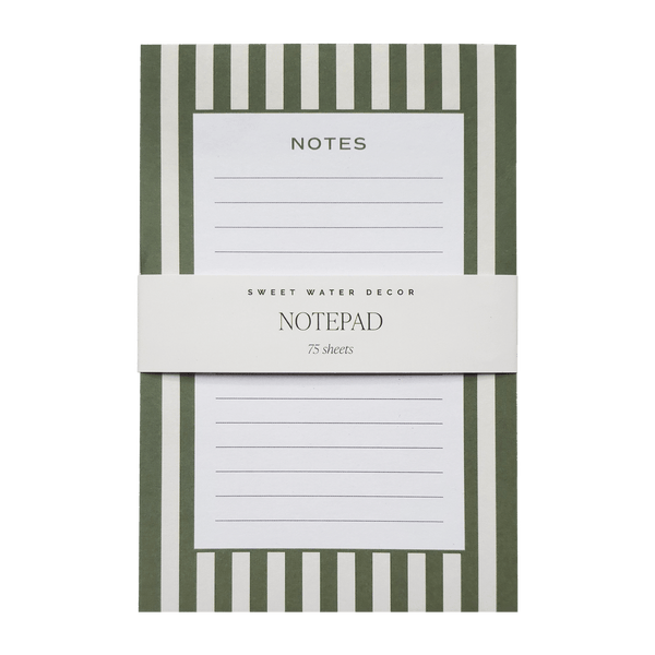 Striped Notepad