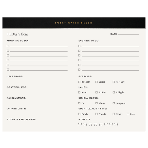 Self Care Notepad
