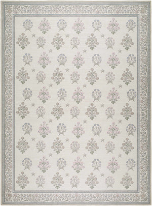 Aquene Ivory Washable Area Rug
