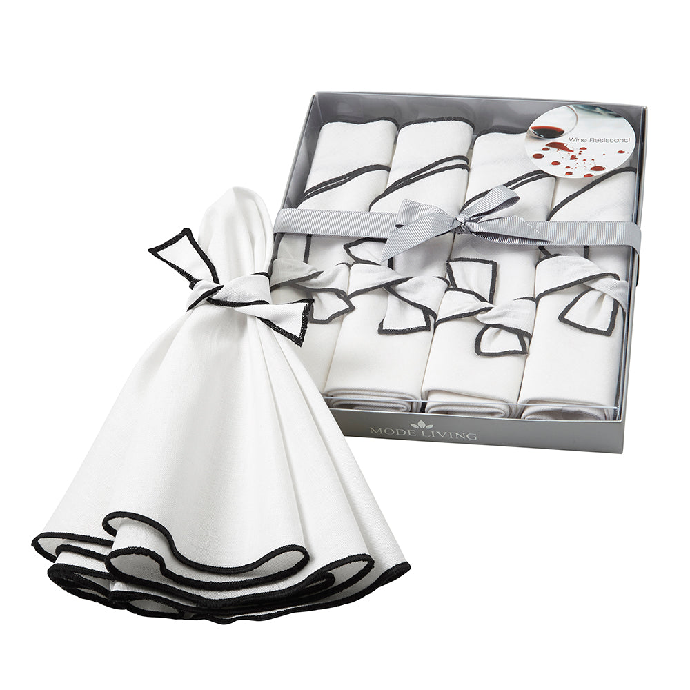 Napa Napkins White, Set of 4