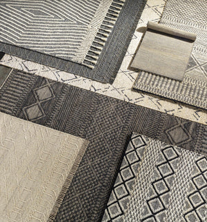 Manby Black Jute&Wool Area Carpet Area Rug - Clearance