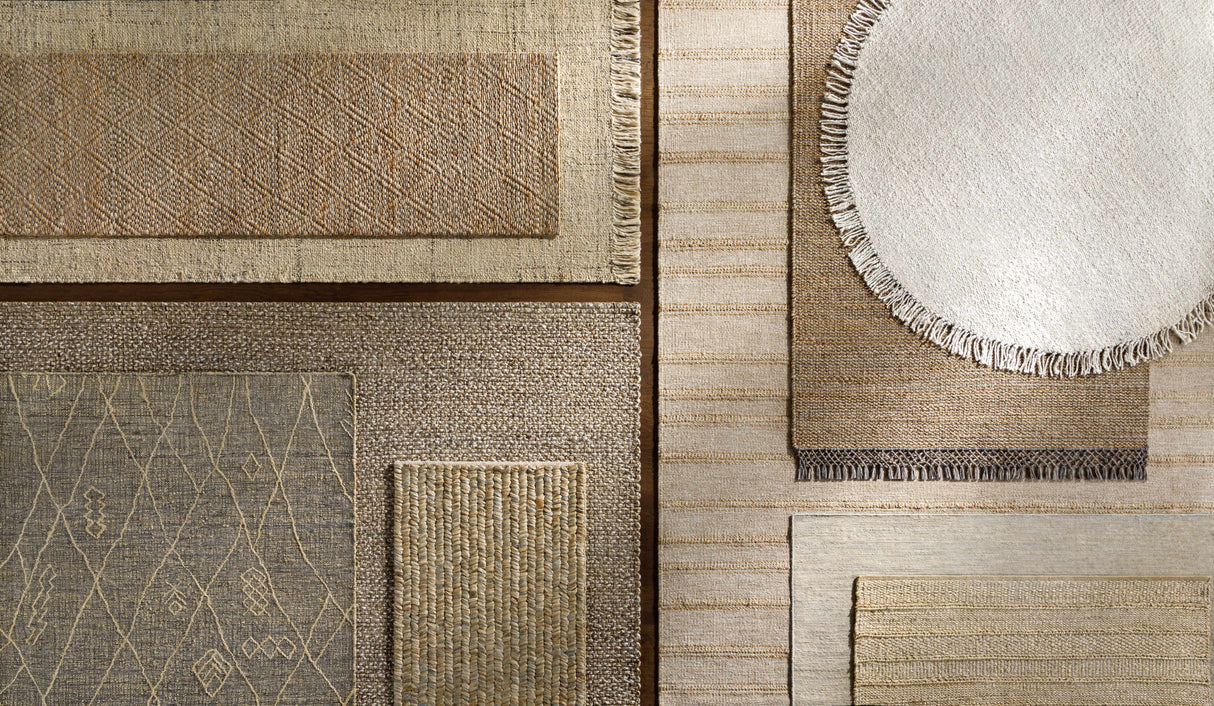 Buwoi Hand Woven Tan Jute Rug - Clearance