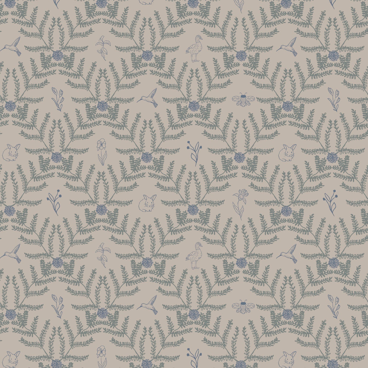 Navie Wallpaper by Hannah Langford Design
