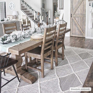 Norvelt High/Low Pile Rug with Tassels