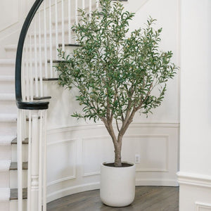 8' Artificial Olive Tree