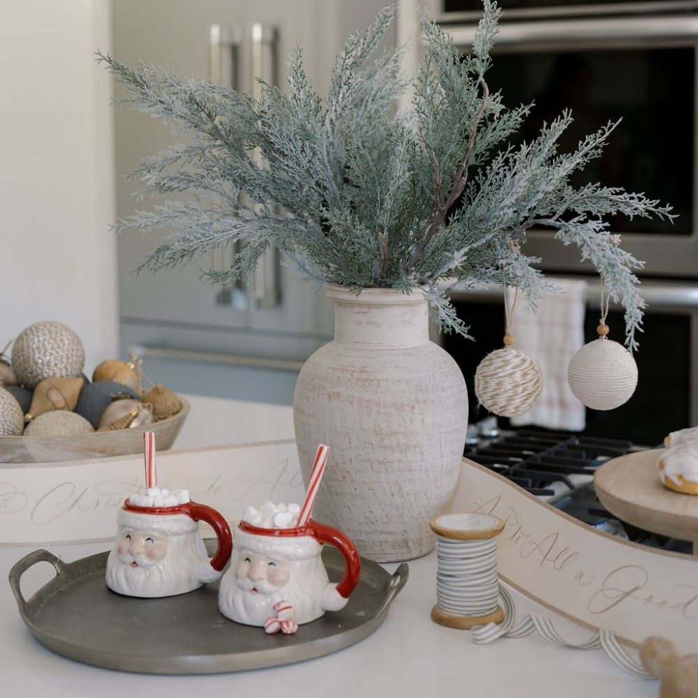 Natural Jute Wrapped Christmas Ornaments