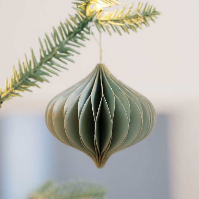 Mini Paper Honeycomb Assorted Ornament