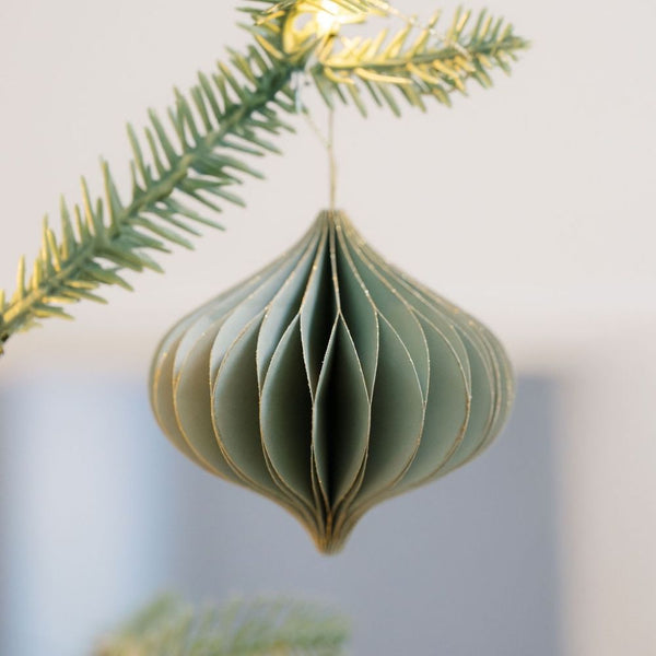 Mini Paper Honeycomb Assorted Ornament