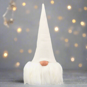 Tomte Gnome - Ollie With White Cap