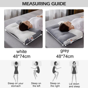 Ergonomic Cervical Neck Support Pillow Orthopedic Contour Sleeping Pillow