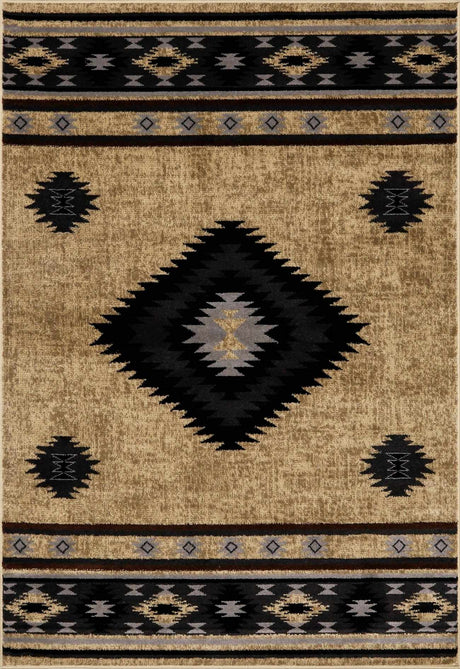 Buckhaven Brown Aztec Carpet
