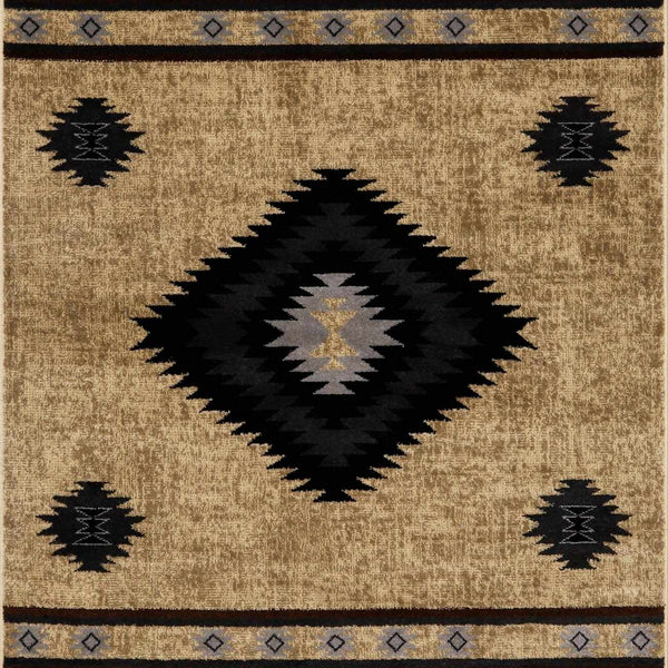 Buckhaven Brown Aztec Carpet