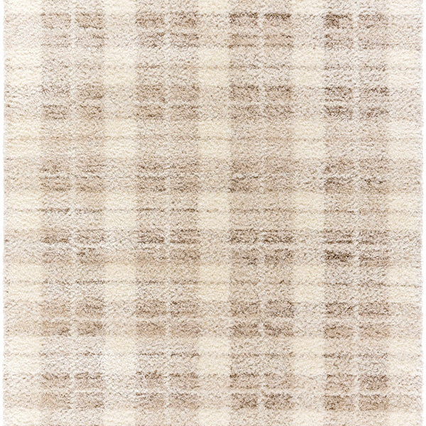 Anfisa Cream Luxe Shag Area Rug