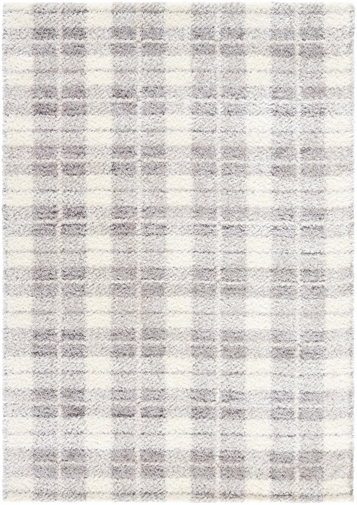 Anfisa Tan Luxe Shag Area Rug