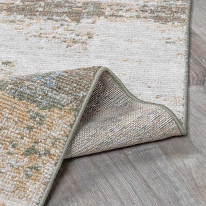 Galey Alix x Livabliss Abstract Modern Marble Cream Myrtle Avenue III Area Rug
