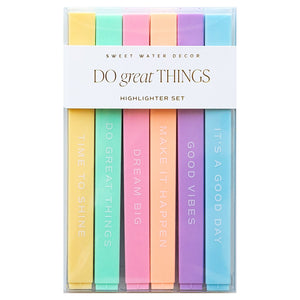 Do Great Things Highlighters Set