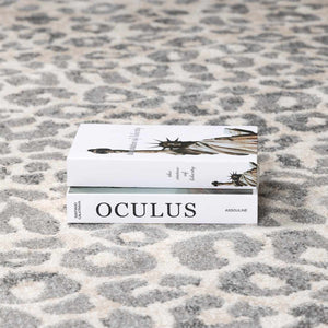 Beige Liversedge Leopard Print Area Rug