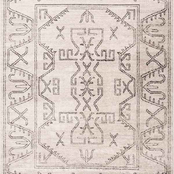 Divya Cream & Charcoal Area Rug - Clearance