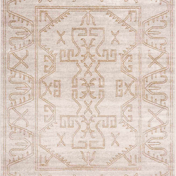 Divya Cream & Gold Area Rug - Clearance