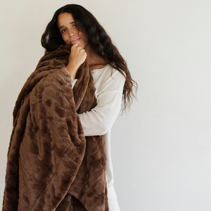 Faux Fur XL Throw Blankets by Saranoni