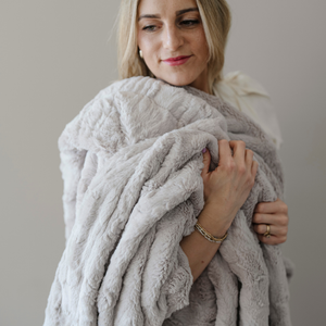 Faux Fur Throw Blankets by Saranoni