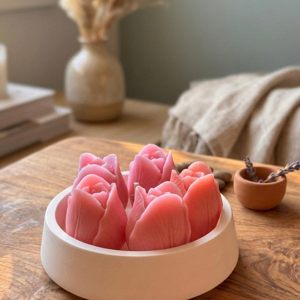 The Tulip Blossom Candle | Hand-Poured Luxury