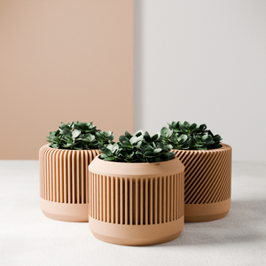 Bamboo Planter Set
