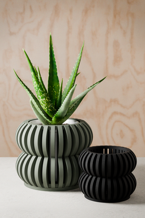 Orchid Planter Double Bubbles