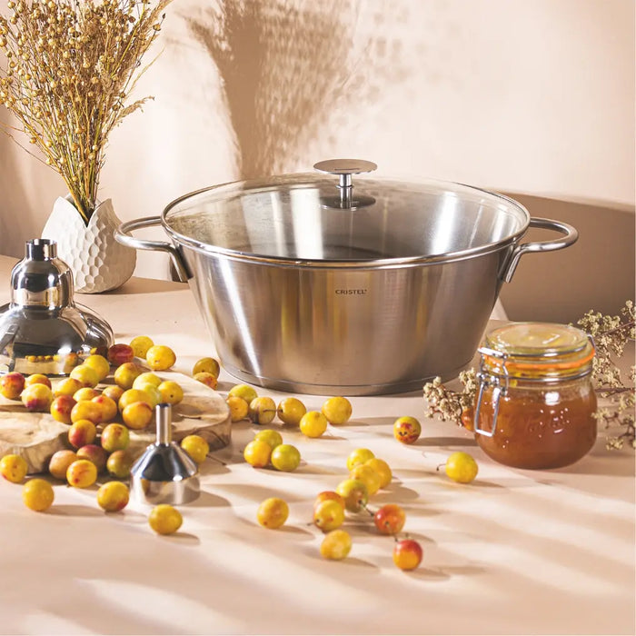 CRISTEL USA Preserve pan with glass Lid