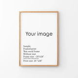 Printing Service. Custom Framed Prints. Printed and Shipped