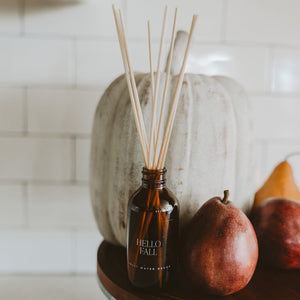Hello Fall Amber Reed Diffuser