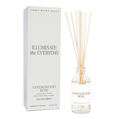 Sandalwood Rose Clear Reed Diffuser