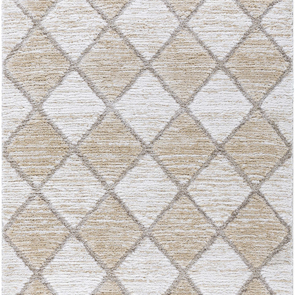 Aideen Cream Shag Area Rug - Clearance