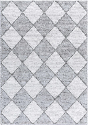Aideen Gray Shag Area Rug - Clearance