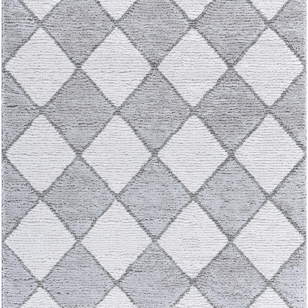 Aideen Gray Shag Area Rug - Clearance