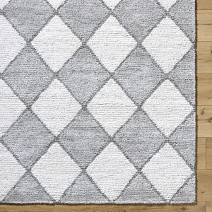 Aideen Gray Shag Area Rug - Clearance