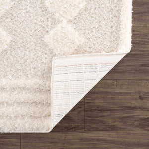 Hija Cream High-Low Area Rug