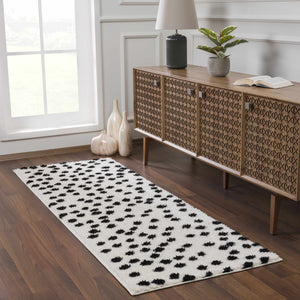 Boutique Rugs Cansu Black & White Dotted Area Rug - view 5