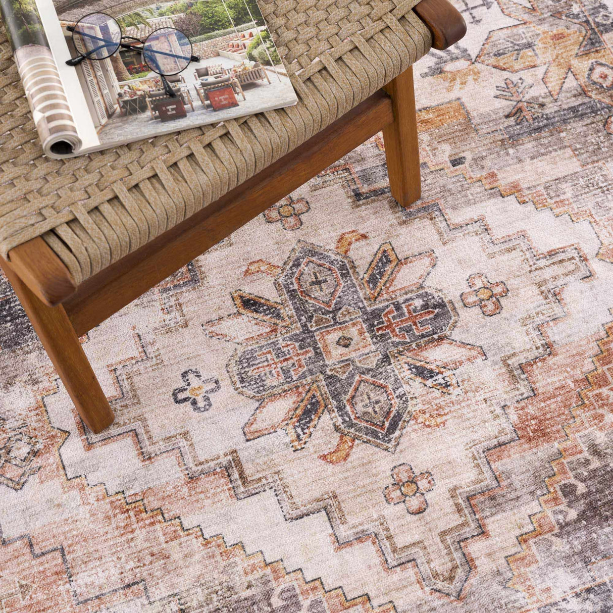 Isugod Washable Area Rug - Clearance