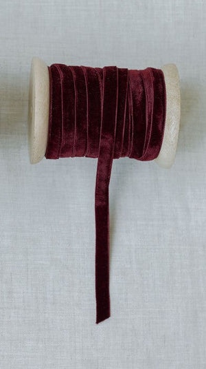 Hand Dyed Velvet Ribbon