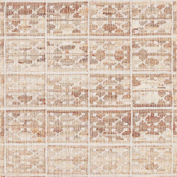 Rice Handcrafted Fringed Jute Carpet