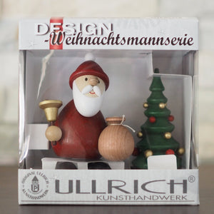 Weihnachtsmann Collectibles - Santa and Bell with Tree