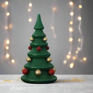 Weihnachtsmann Collectibles - Christmas Tree with Golden Baubles